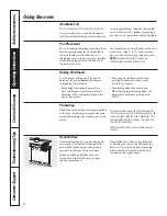 Предварительный просмотр 8 страницы GE PT92030 Owner'S Manual