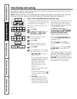 Предварительный просмотр 10 страницы GE PT92030 Owner'S Manual