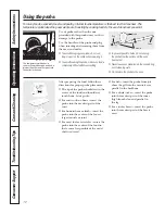 Предварительный просмотр 12 страницы GE PT92030 Owner'S Manual