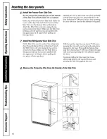 Preview for 16 page of GE PTC22MFMALBB and Owner'S Manual And Installation