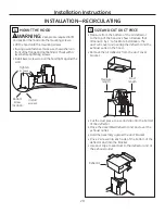 Preview for 20 page of GE PV976NSS Owner'S Manual & Installation Instructions