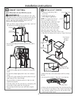 Preview for 21 page of GE PV976NSS Owner'S Manual & Installation Instructions