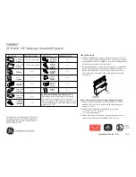 Предварительный просмотр 2 страницы GE PVB98STSS Dimensions And Installation Information