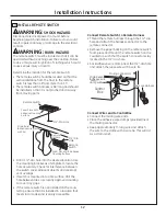 Preview for 12 page of GE PVB98STSS Installation Instructions Manual