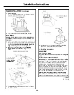 Предварительный просмотр 13 страницы GE PVIG940 and Owner'S Manual And Installation Instructions