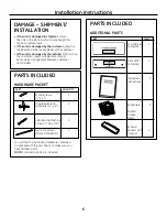 Preview for 6 page of GE PVM2170SRSS Installation Instructions Manual