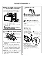 Предварительный просмотр 13 страницы GE PVM2170SRSS Installation Instructions Manual