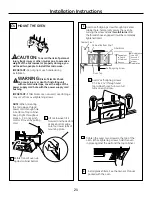 Preview for 21 page of GE PVM2170SRSS Installation Instructions Manual