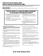 Preview for 2 page of GE PVM9179, PSA9120, PSA9240 Owner'S Manual And Installation Instructions