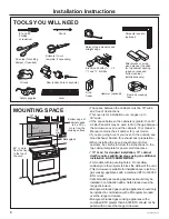 Preview for 6 page of GE PVM9179BRTS Installation Instructions Manual