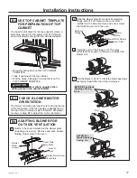 Preview for 17 page of GE PVM9179BRTS Installation Instructions Manual