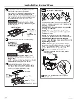 Preview for 22 page of GE PVM9179BRTS Installation Instructions Manual