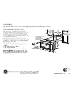 GE PVM9195SFSS Important Information preview