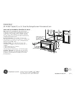 GE PVM9215SFSS Dimensions And Installation Information preview