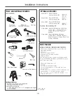 Предварительный просмотр 10 страницы GE PVWS930 and Owner'S Manual And Installation Instructions