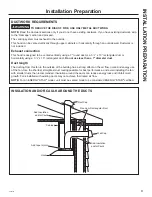 Предварительный просмотр 9 страницы GE PVX7360 Owner'S Manual & Installation Instructions