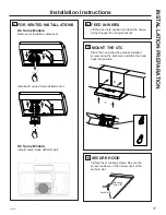 Предварительный просмотр 17 страницы GE PVX7360 Owner'S Manual & Installation Instructions