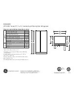 GE PZS23KPEBV Dimensions And Installation Information preview