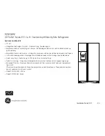 Preview for 5 page of GE PZS23KPEBV Dimensions And Installation Information