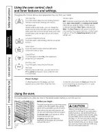 Предварительный просмотр 12 страницы GE Quickset III Owner'S Manual