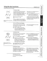 Предварительный просмотр 17 страницы GE Quickset IV Owner'S Manual