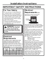 Preview for 2 page of GE r08654v-1 Installation Instructions Manual