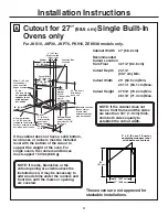 Preview for 4 page of GE r08654v-1 Installation Instructions Manual