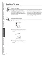 Preview for 18 page of GE RA520W6 Owner'S Manual