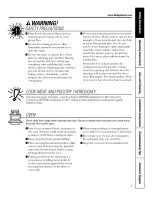 Preview for 3 page of GE RA620 and Owner'S Manual And Installation Instructions