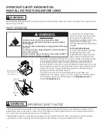 Preview for 2 page of GE RA720 Owner'S Manual