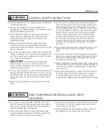 Preview for 3 page of GE RA720 Owner'S Manual