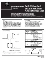 Предварительный просмотр 1 страницы GE RAB-71 Installation Instructions