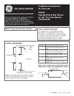Preview for 1 page of GE RAB24 Installation Instructions Manual