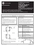 Предварительный просмотр 1 страницы GE RAB7116B Installation Instructions Manual