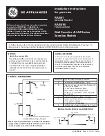 GE RAB81 Installation Instructions Manual preview