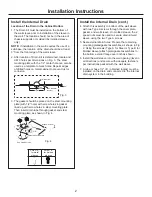 Preview for 2 page of GE RAD10 Installation Instructions