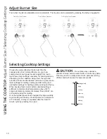 Preview for 10 page of GE Radiant JP5030DJBB Owner'S Manual