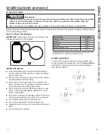 Preview for 13 page of GE Radiant JP5030DJBB Owner'S Manual