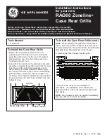 GE RAG60 Installation Instructions preview