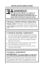 Preview for 4 page of GE RAK148P2 Owner'S Manual & Installation Instructions