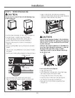 Preview for 11 page of GE Range Installation Instructions Manual