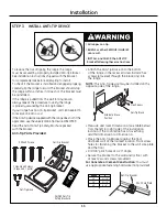 Preview for 13 page of GE Range Installation Instructions Manual