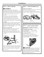 Preview for 15 page of GE Range Installation Instructions Manual