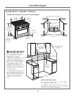 Preview for 27 page of GE Range Installation Instructions Manual