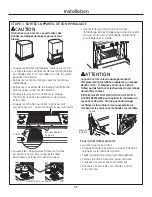 Preview for 33 page of GE Range Installation Instructions Manual