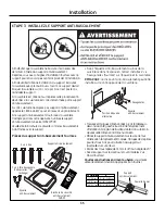 Preview for 35 page of GE Range Installation Instructions Manual