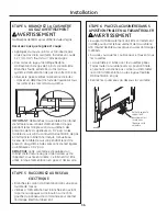 Preview for 36 page of GE Range Installation Instructions Manual