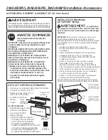 Preview for 41 page of GE Range Installation Instructions Manual