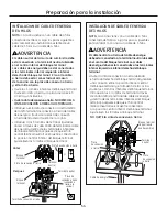 Preview for 54 page of GE Range Installation Instructions Manual