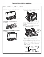 Preview for 56 page of GE Range Installation Instructions Manual